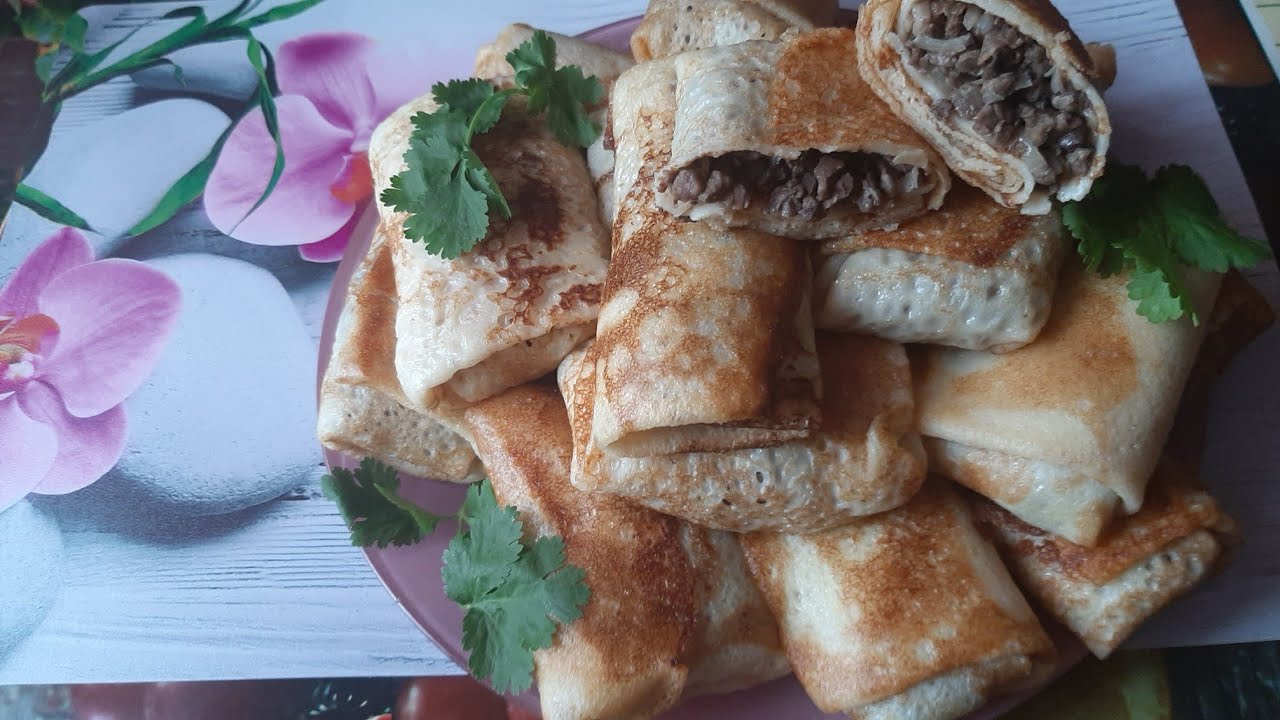 Вкусные блинчики с ливером!