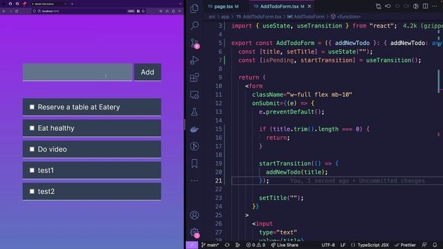 A ToDo List with #NextJS Server Mutations #ServerActions смотреть онлайн