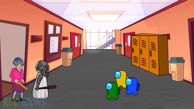 Among Us vs Scary Teacher & Granny смотреть онлайн