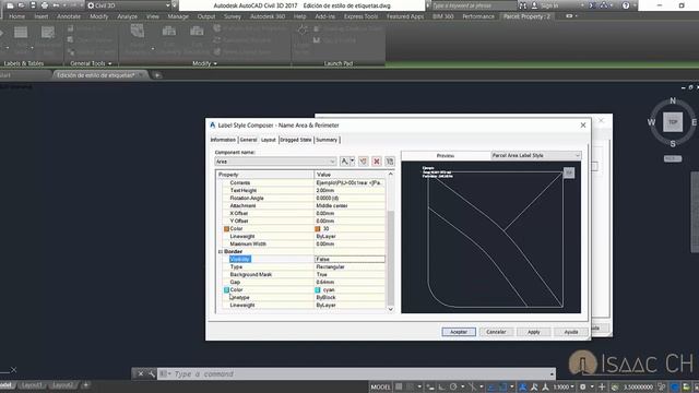 AutoCAD Civil 3D - Edición de Etiquetas de Parcela смотреть онлайн