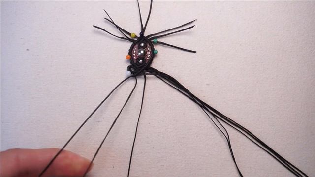 DIY stylish macrame choker necklace with beads | Macrame choker step by step tutorial смотреть онлайн