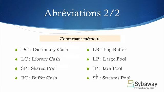 Tutoriel Oracle DBA1 (46) : SGA Fixe et abréviation. смотреть онлайн
