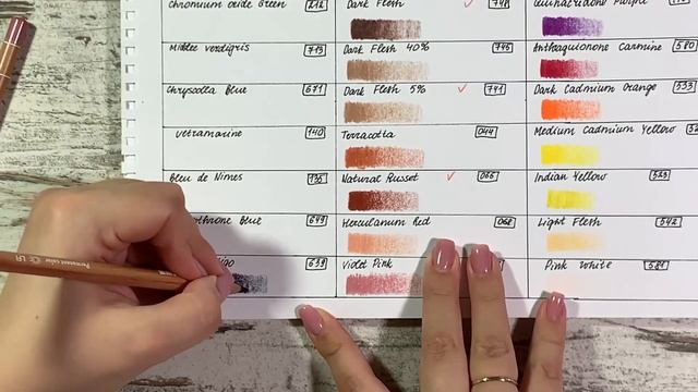 Caran d`Ache Luminance Portrait Set. Новые 24 цвета: выкраска, первые впечатления. смотреть онлайн