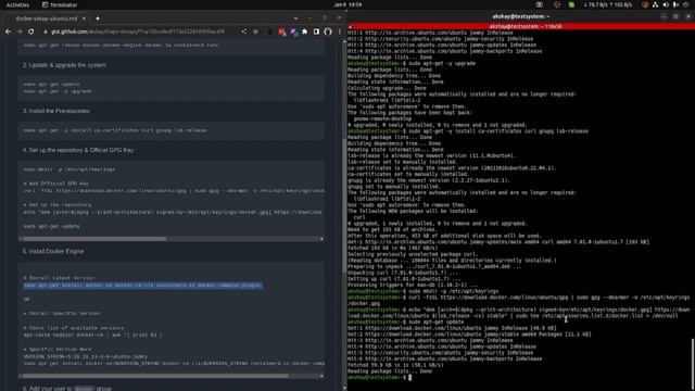 Installation of Docker Engine on Ubuntu смотреть онлайн