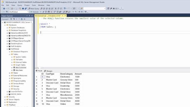 3.4 How to use MIN function in SQL | SQL Full Course for Beginners | By Carl Huff смотреть онлайн