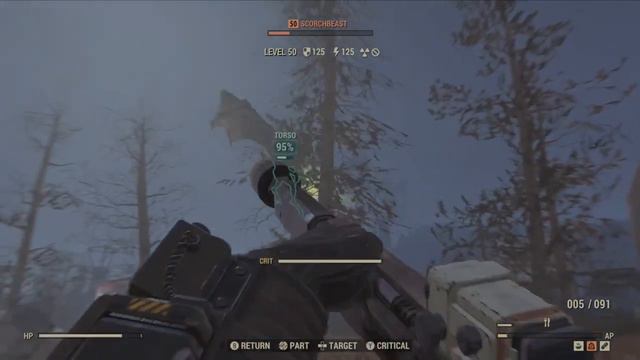 Fallout 76: scorchbeast and behemoth downed with pipe pistols. sneak build. смотреть онлайн