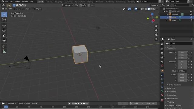 Coloring a cube in Blender! смотреть онлайн