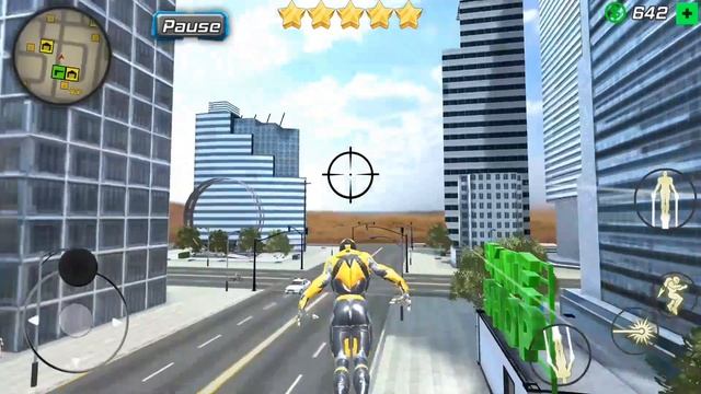 Super Crime Steel War Hero Iron Flying Mech Robot #9 New Update - Skateboard Flip Tricks смотреть онлайн