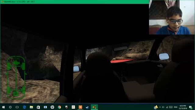 Exploring the tunnel in Gridmap in BeamNg Drive смотреть онлайн