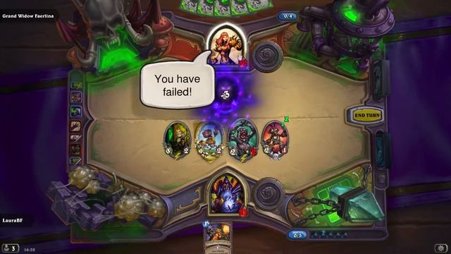 Hearthstone: Heroic Naxxramas Grand Widow Faerlina - Warlock смотреть онлайн