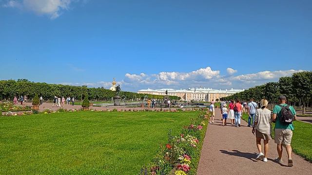 Петергоф парк фонтаны