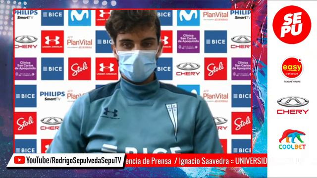 Conferencia de prensa: Ignacio Saavedra / Universidad Católica смотреть онлайн
