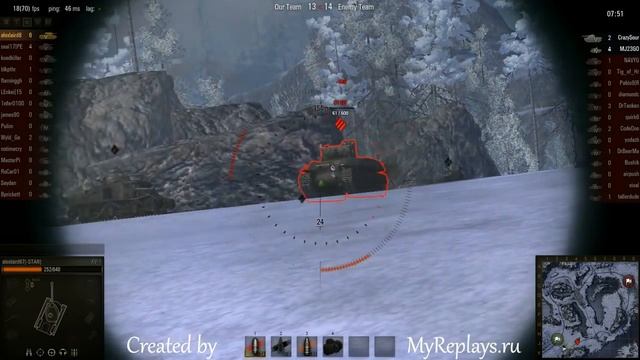 WOT: Arctic Region - KV-1 смотреть онлайн