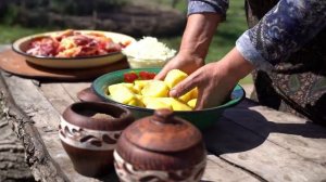 Гусь по-деревенски с картофелем  Азербайджанская Кухня Деревенская Кухня  Рецепты