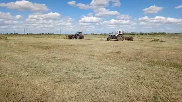 ЮМЗ 6 и МТЗ 80 работа в паре смотреть онлайн