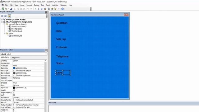 การสร้างฟอร์มด้วย VBA Excel ตอนที่ 1#2 смотреть онлайн