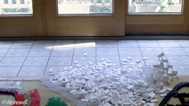 1 HOUR of the Most Satisfying Domino Falldowns [No Music] смотреть онлайн