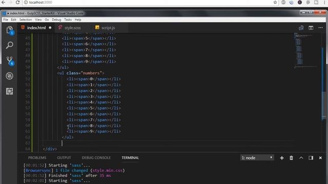 Javascript Clock | Rotating Clock - web development смотреть онлайн