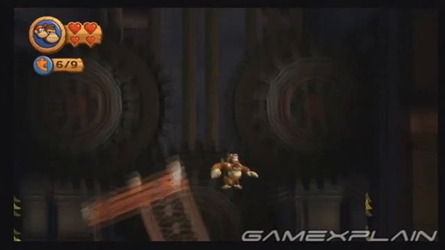 Donkey Kong Country Returns 3D: Cog Jog 7-5 (Puzzle Pieces, KONG Letters Guide, Walkthrough) смотреть онлайн