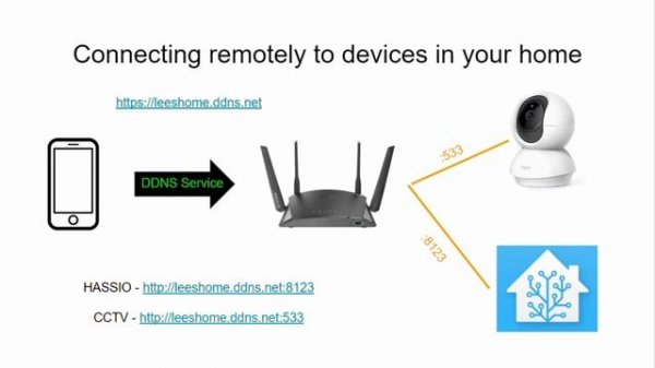 Accessing local devices remotely using Dynamic DNS