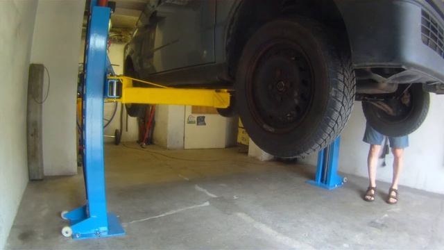 Homemade two post hydraulic lift смотреть онлайн