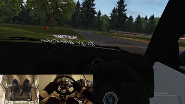Drifting PARC w/ Direct Drive Wheel - Assetto Corsa смотреть онлайн