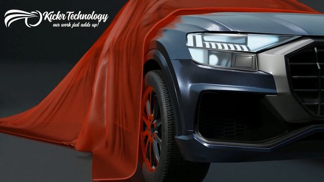 Audi Q8 Car 3D Model | Product Modelling | Kickr Technology | 3D Model | 3D смотреть онлайн