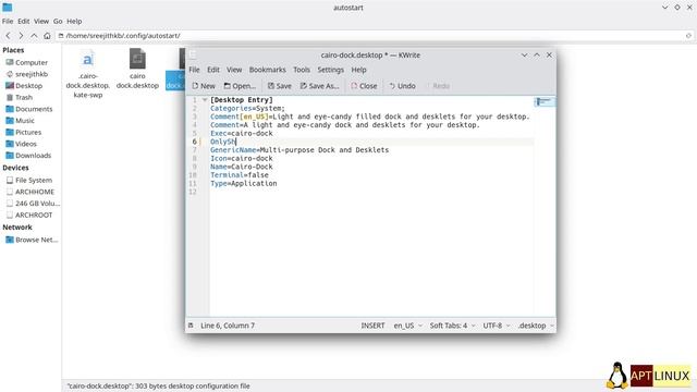 Make an application start automatically only in a certain desktop environment. смотреть онлайн
