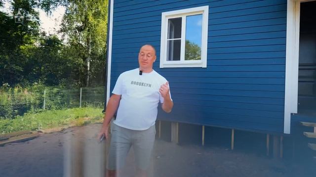 Обзор каркасного Дом-Баня с гаражом от компании Новгородский Терем. смотреть онлайн