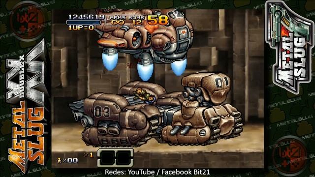 METAL SLUG 7 (DOBLE XX) / Neo Geo / SNK / ARCADE / Playthrough смотреть онлайн