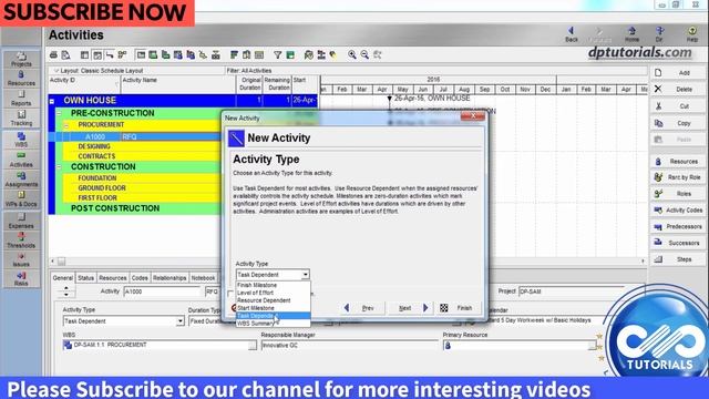 3.1 : Primavera Learning - Creating A Project In Primavera P6 || Primavera P6 Tutorials смотреть онлайн