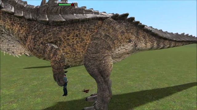 DINOSAUR SIZE COMPARISON - GARRYS MOD смотреть онлайн