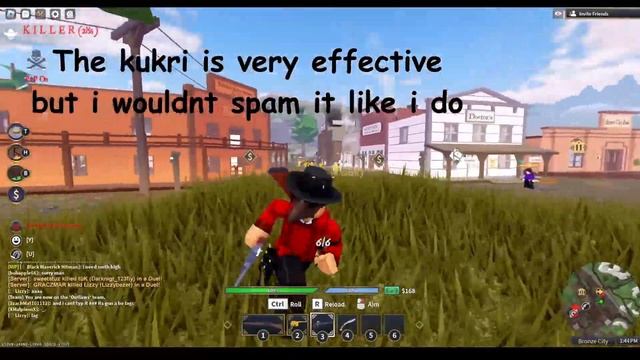 Kukri Review I Good or trash I The Wild West ROBLOX I смотреть онлайн