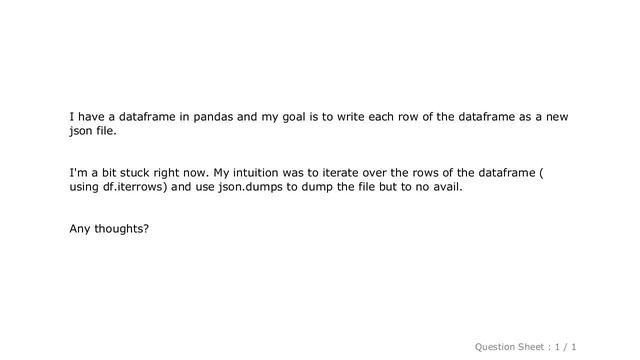 Pandas : Pandas row to json смотреть онлайн
