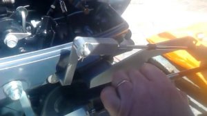 Подключение дистанции к установочному комплекту на Ямахе 9.9-15