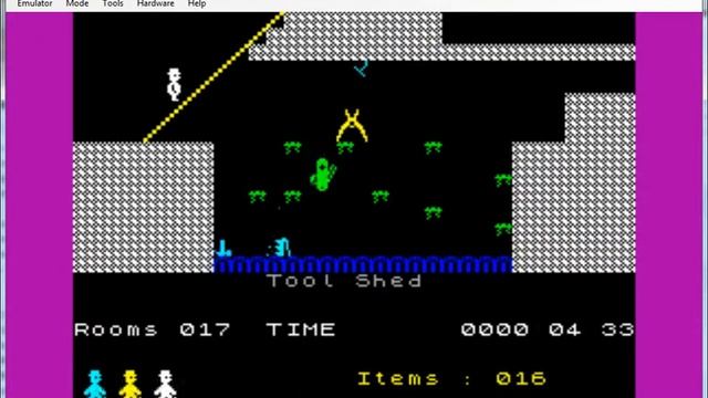 Jet Set Willy II The Final Frontier - Sinclair ZX Spectrum - emulador LnxSpectrum 1.6.4a смотреть онлайн