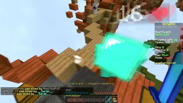 Minecraft SkyWars: USING PRESTONPLAYZ / TBNRFRAGS TEXTURE PACK!! #59 (Hypixel) смотреть онлайн