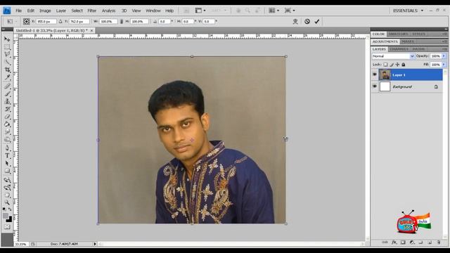 Make Passport Size Photograph in Photoshop Bangla смотреть онлайн
