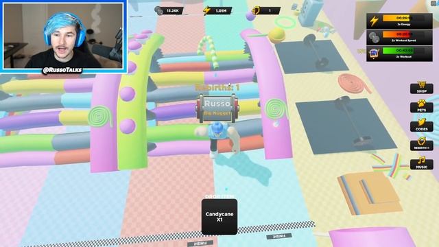 I Got MAX RANK In Strongman Simulator AND REACHED 1 BILLION ENERGY!! (Roblox) смотреть онлайн
