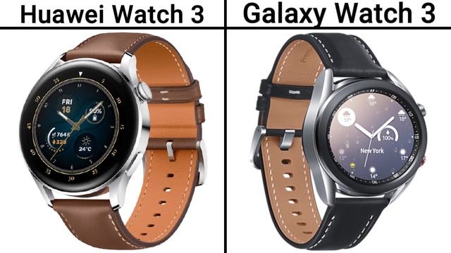 Huawei Watch 3 Vs Samsung Galaxy Watch 3 смотреть онлайн
