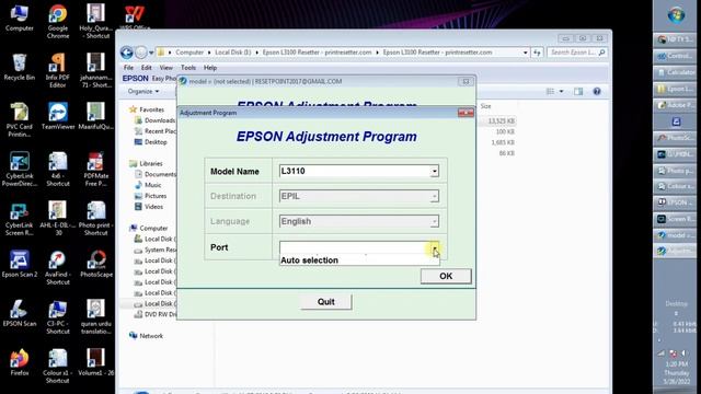 HOW TO RESET FREE EPSON 3100, 3101, 3110 & 3150, #SERVICEREQUIRED, #Epson, #reset, #printer 3110