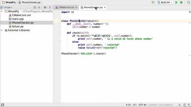 Python plugin in CLion смотреть онлайн
