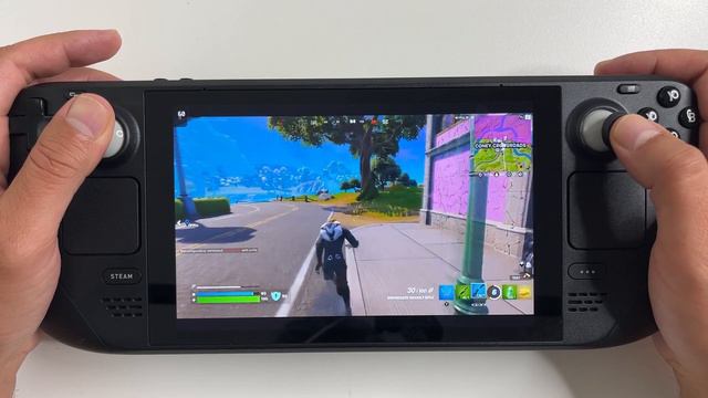 Fortnite on Steam Deck - 60 FPS Gameplay in Ultra Graphics смотреть онлайн