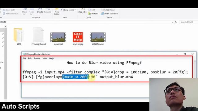 FFmpeg Tutorial - FFmpeg command to Blur Video on particular location смотреть онлайн