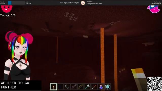 Chill Minecraft Stream! Working on my rollercoaster! смотреть онлайн