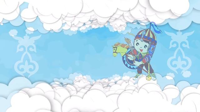 Детский фон ,казахский орнамент смотреть онлайн