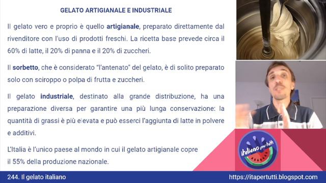 244.  Il Gelato Italiano