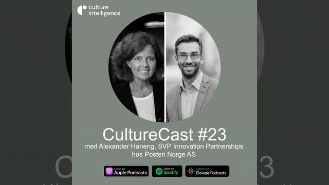 CultureCast #23 - Innovasjonkultur I Alexander Haneng, SVP Innovation Partnerships hos Posten Nor.. смотреть онлайн