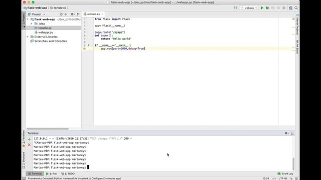 How to install Flask on Mac and Create a Website | Python project | 7 mins смотреть онлайн