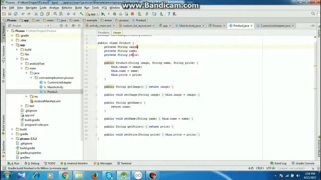 Custom ListView With Image And Text In Android using Picasso Library смотреть онлайн